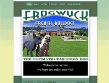 Tablet Screenshot of frogwyck.com.au